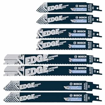 BOSCH RPM008 8 pc. Edge Pro-Metal Reciprocating Saw Blade Set