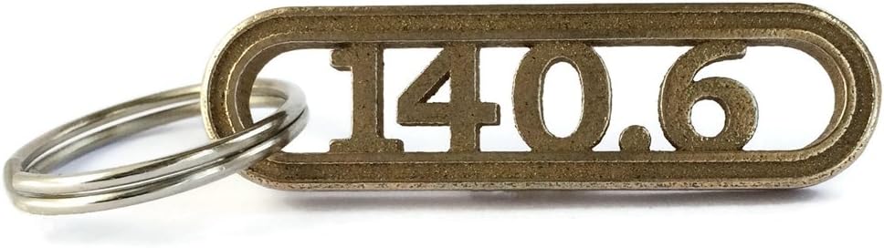 140.6 Triathlon Triathlete Gift Keychain Swim Bike Run Tri