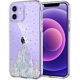 Unov Case Compatible with iPhone 12 iPhone 12 Pro Case Clear with Design Slim Protective Soft TPU Bu