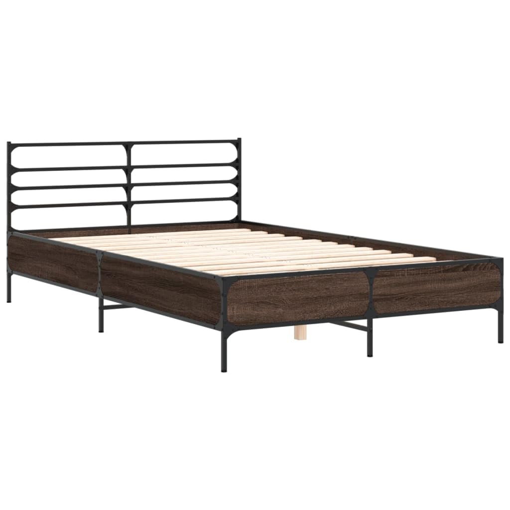 Similpelle antimacchia letto imbottito con panca Cappuccino 90x200 cm
