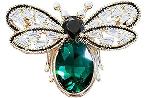 Vintage Rhinestone Crystal Bee Brooch Pin: A Timeless Treasure for Accessory Lovers