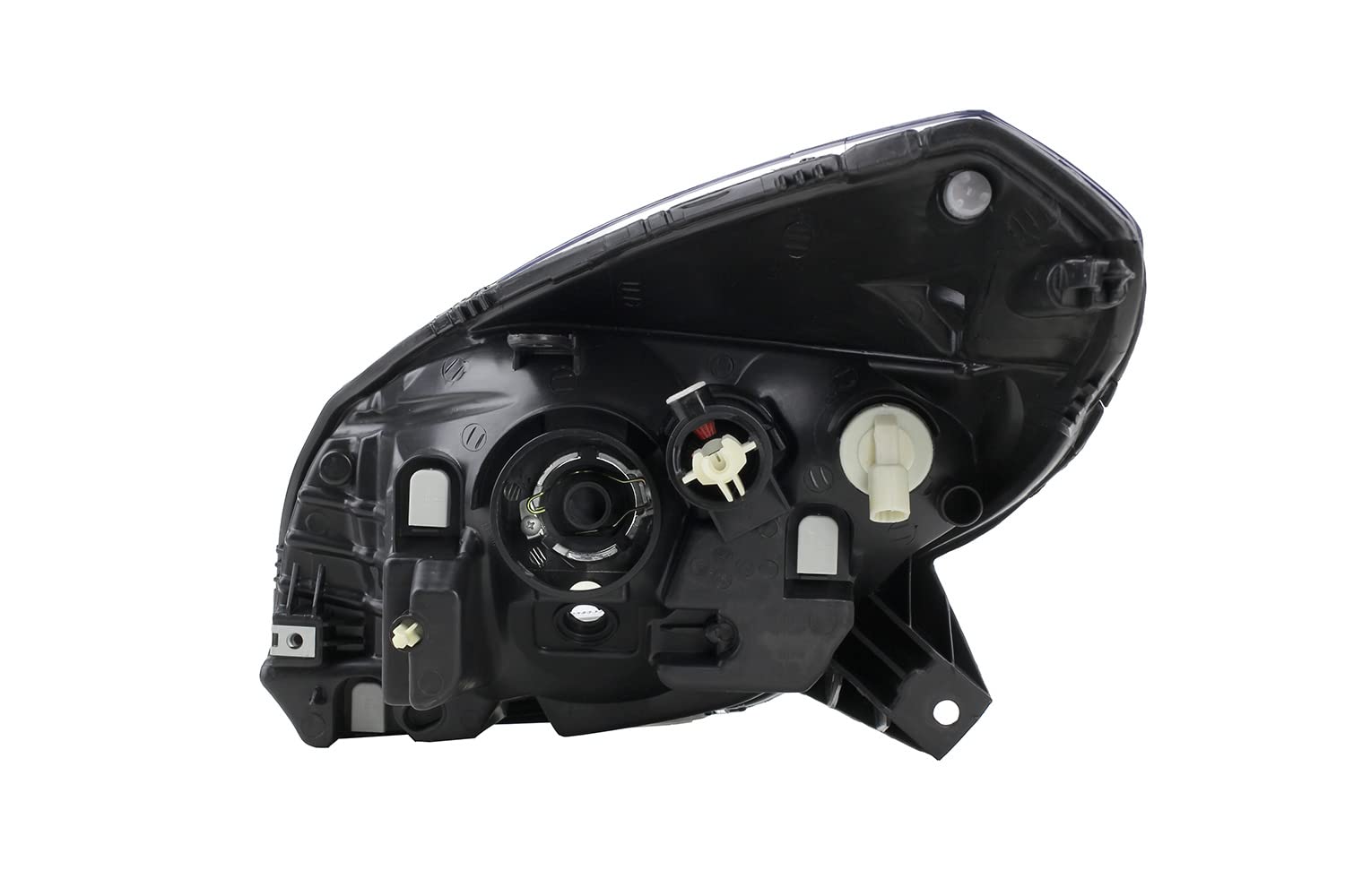 Johns, Faros delanteros halógenos para Dacia Sandero 06/08 H4 derecho acompañante + faros antiniebla + bombillas