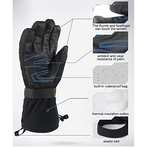 Gants chauffants de moto électriques imperméables et chauds extérieurs - 6