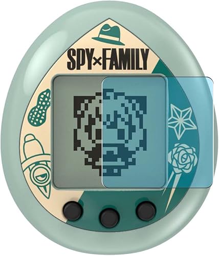 Puccy - Paquete de 3 protectores de pantalla anti luz azul compatible con SPY FAMILY TAMAGOTCHI TPU Film Guard no protectores de vidrio templado