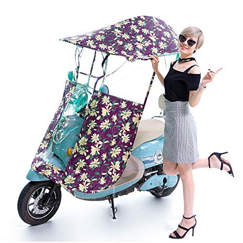 Uniwersalna osłona przeciwsłoneczna do motocykla elektrycznego, osłona przeciwdeszczowa motocykla Universal Car Motor Scooter Parasol Mobility Sun Shade Deszcz Wodoodporna osłona