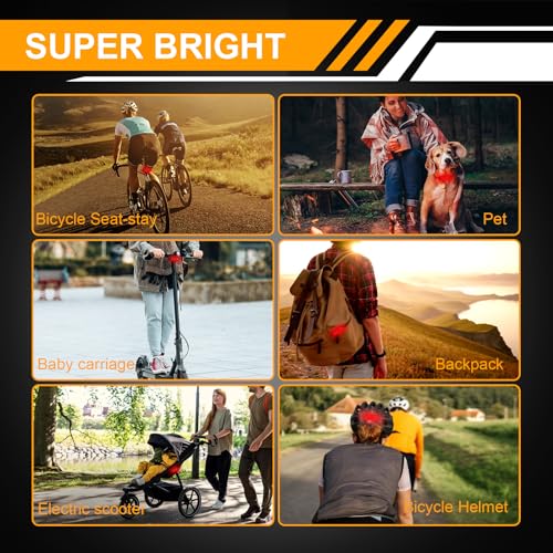 image for EBUYFIRE Bike Taillight USB Rechargeable Bicycle Turn Signals with Rem