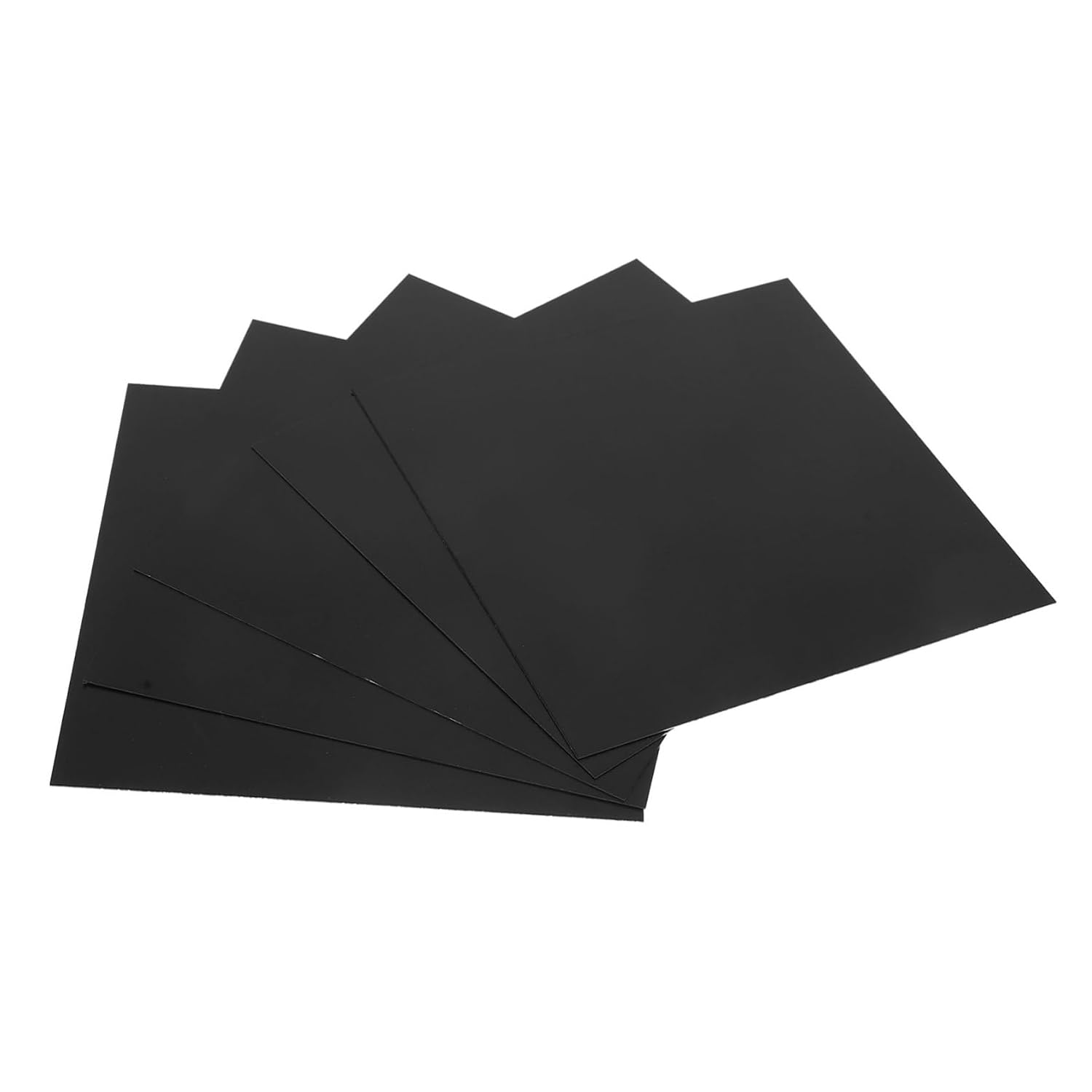 MAGICLULU 5Pcs Anodized Aluminum Plate Aluminum Sheet for Industry Thickness for Crafting and DIY Projects and Easy to Clean