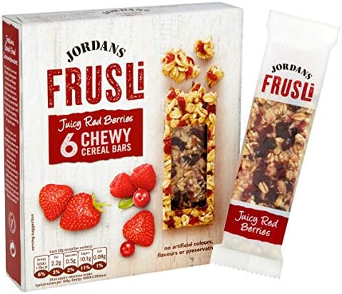 Jordans Frusli Cereal Bars, Red Berries, 6 x 30g