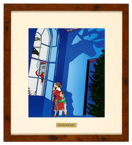 Amazon.co.jp: わたせせいぞう アートポスター 「サンタさんみたよ