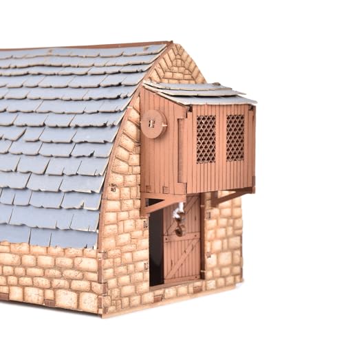 Medieval Barn (Livery) DIY Building Kit for Teens and Adults, Suitable for Playing with Family Realistic by I BUILT IT - Image 6