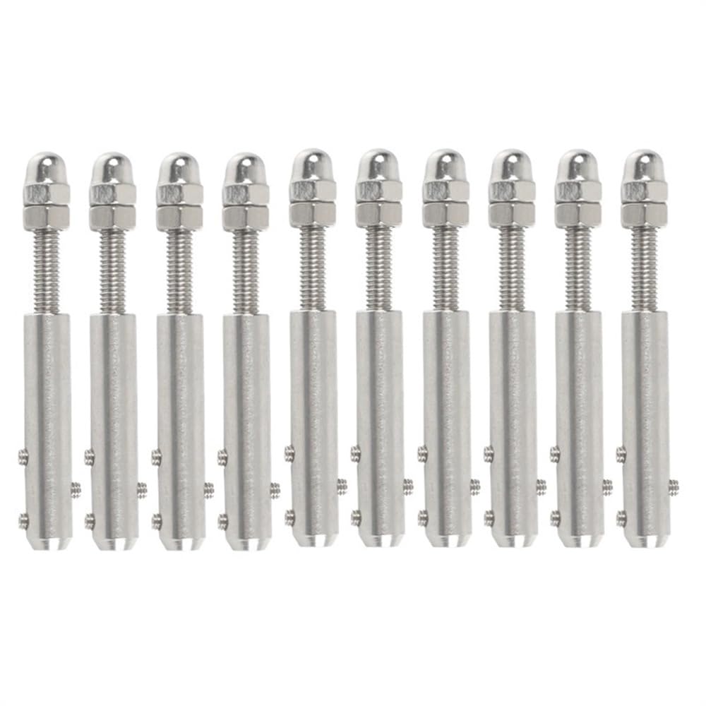 Serre câble inox 4mm pour garde-corps et câble métallique de terrasse
