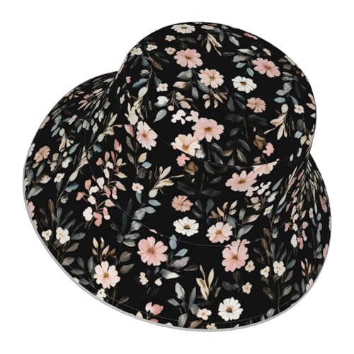 Image of Bucket Hat Double-Side-Wear Reversible Sun Hat Beach Travel Hiking for Women Men