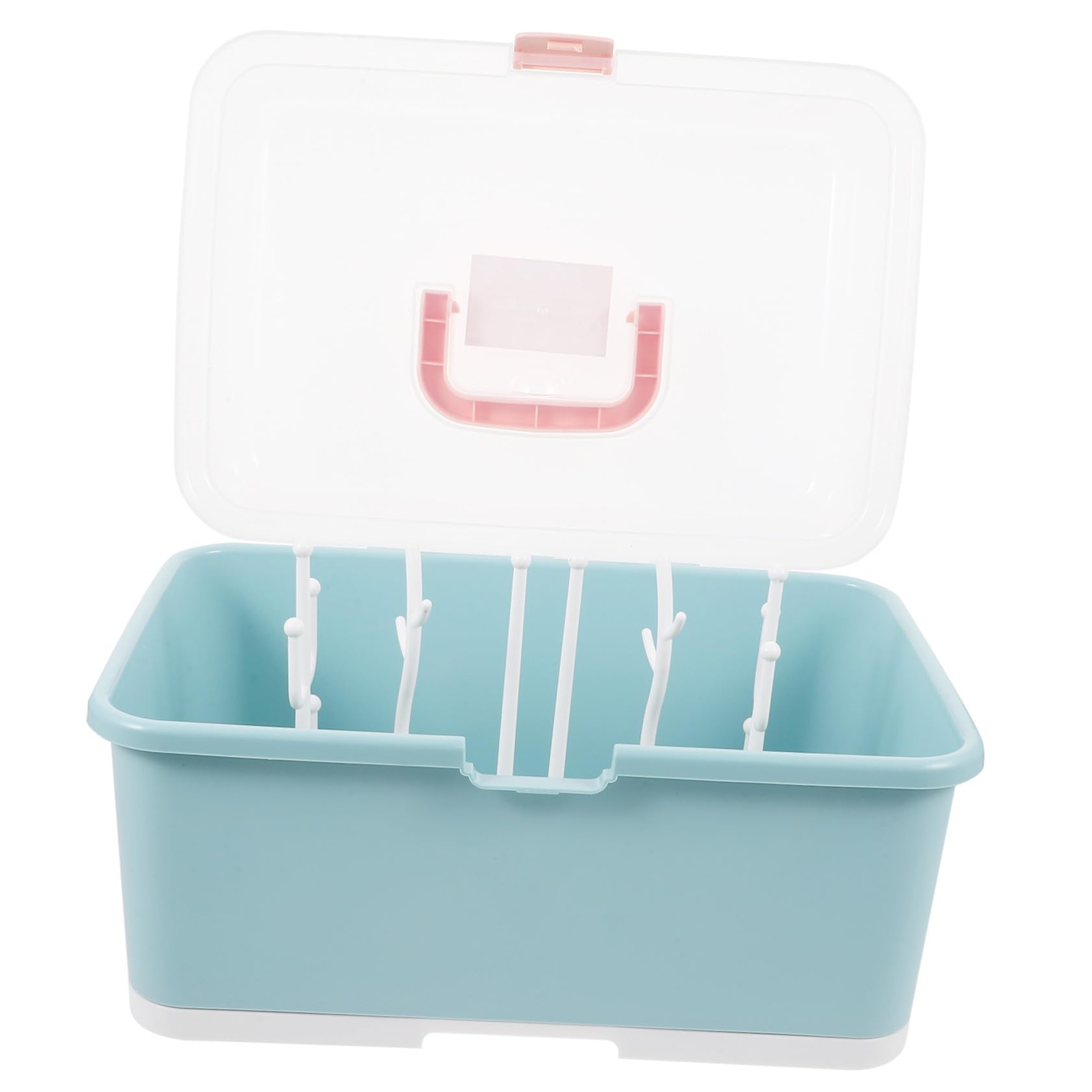 Babyflaschen Trockenbox aus Pp, Grün, für Zubehör und Becher | 1 Stück, Flaschen Stehend Haltend, Geeignet für Babyshower und Stillzubehör, Aufbewahrungsständer