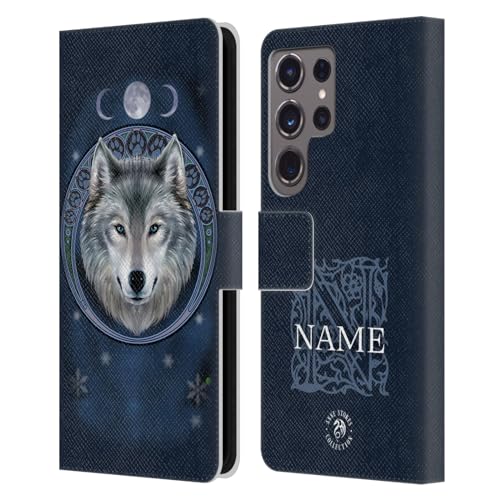 Étui Samsung S24 Ultra Anne Stokes Lunaire en cuir premium avec fentes cartes pour cadres actifs