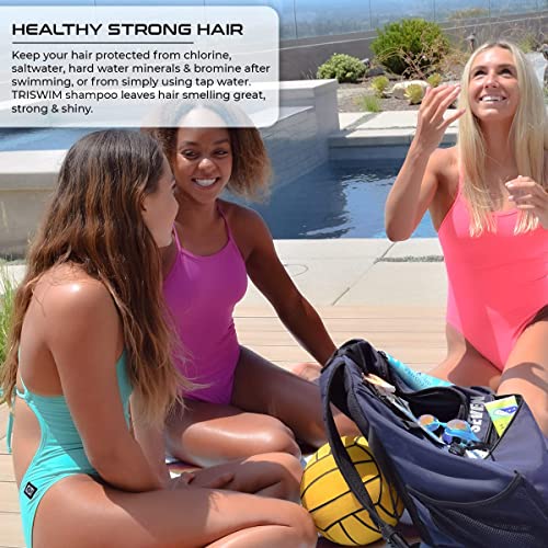 Triswim Chlorine Removal Swimmers Shampoo Moisturizing Repairing Hair, 8.5 Fl.oz. #TOP4