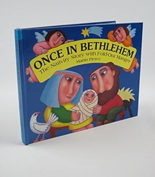 Hardcover Once in Bethlehem: the Nativity Story with Fold-out Manger Book