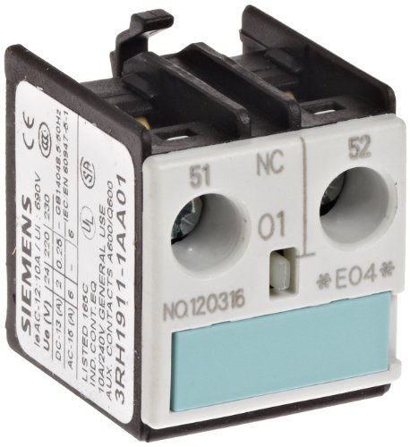 Bloc de commutation auxiliaire 1 pôle Siemens taille S00
