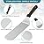 Leonyo Griddle Accessories Set of 25, Heavy Duty Stainless Steel Grill Griddle Metal Spatulas for Cast Iron Flat Top Teppanyaki Hibachi Cooking, Burger Press, 2 Melting Domes, BBQ Fork, 2 Carry Bags