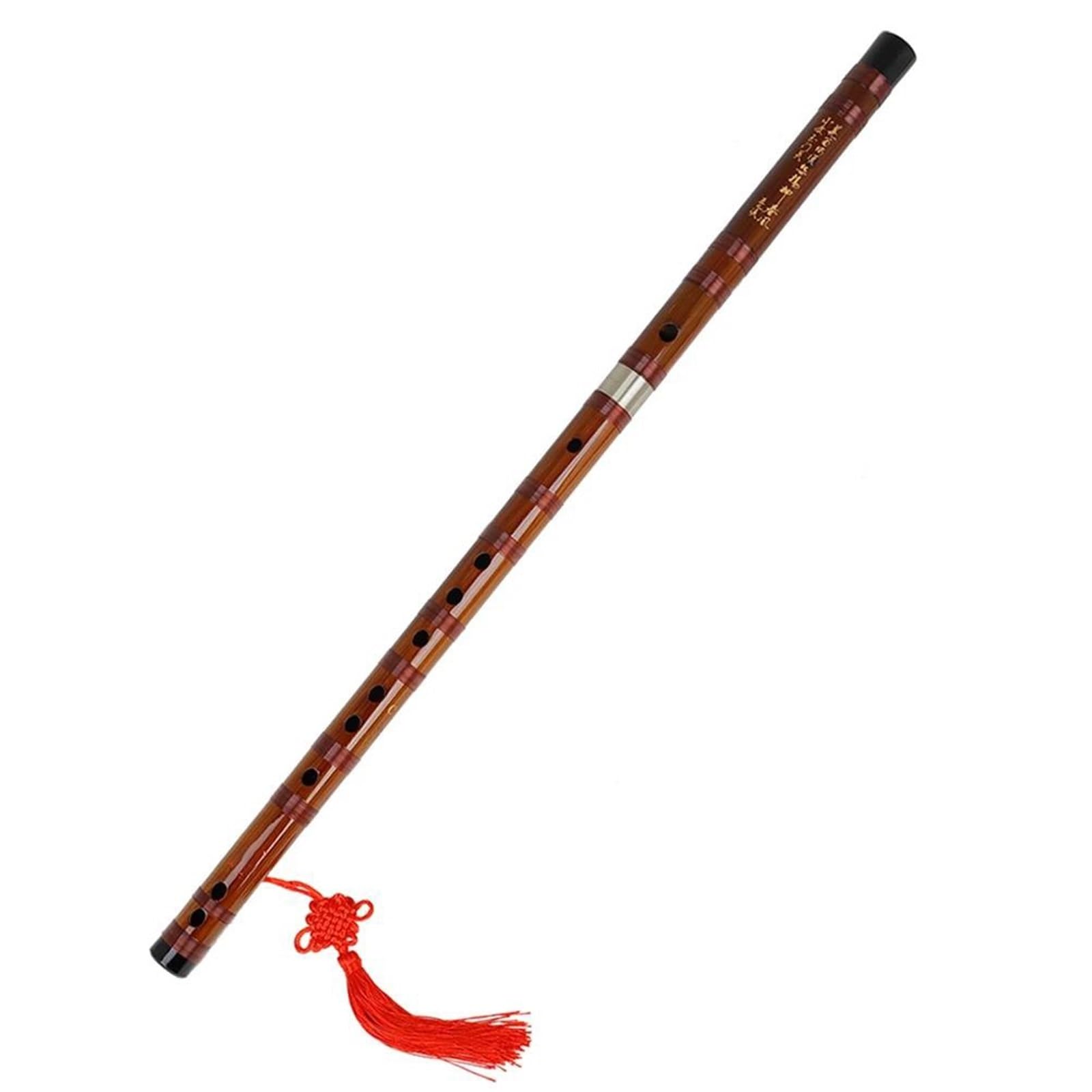 Bambusowy Flet Flet Bambusowy Dla Początkujących Tradycyjny Instrument Do Nauki Gry Na Drewnianym Klarnecie Muzycznym(Brown)