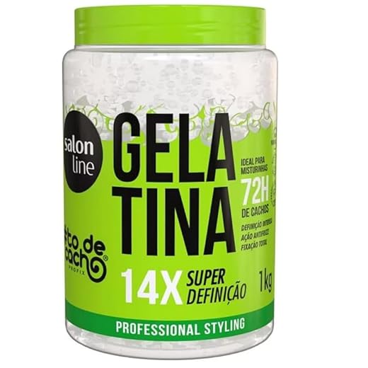 Salon Line, Gelatina Capilar, ToDeCacho, Super Definição, Vegano - Cabelos Ondulados, Cacheados e Crespos, 1 Kg