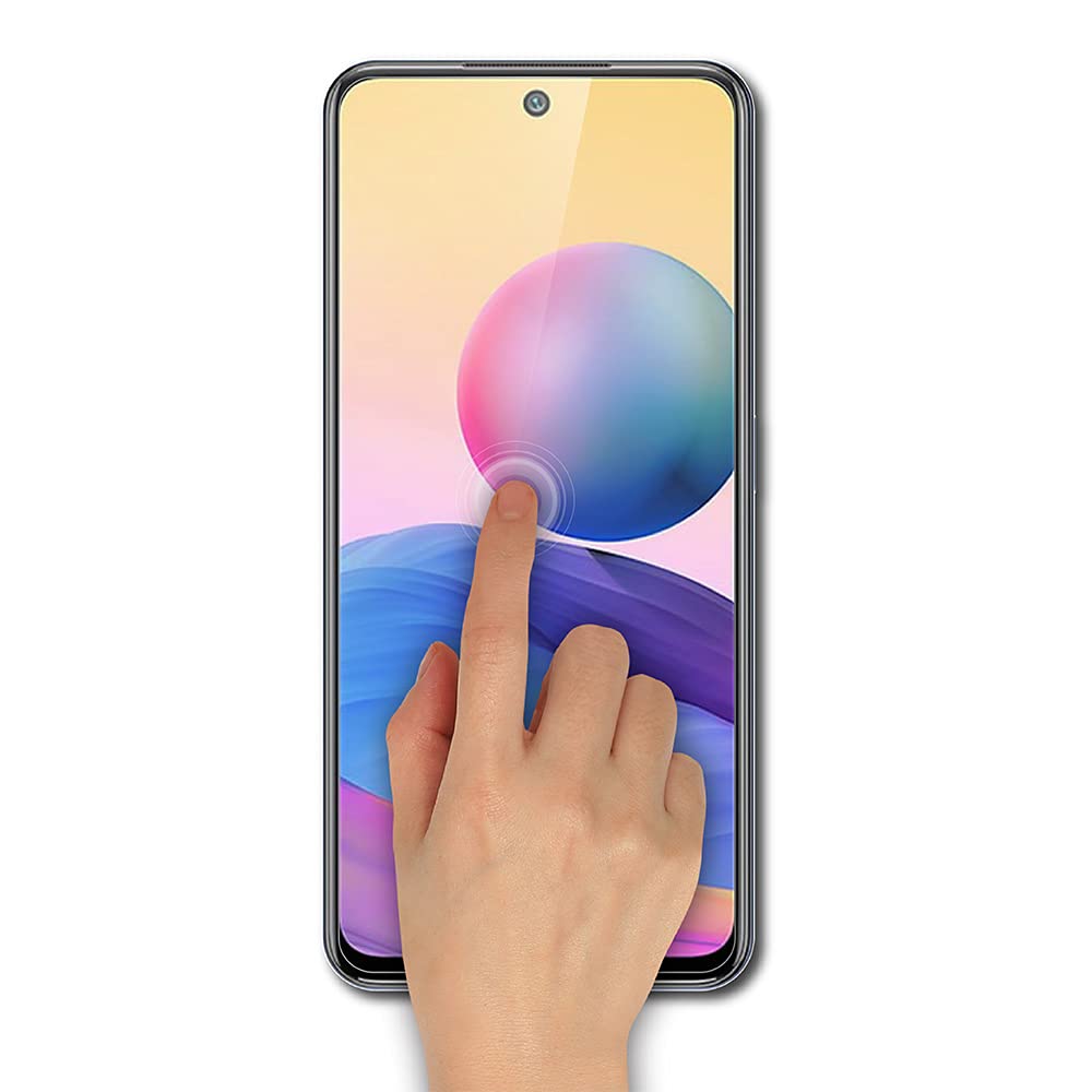 AICEK [2 Pack] Pellicola Protettiva Compatible Xiaomi Redmi Note 10 4G
