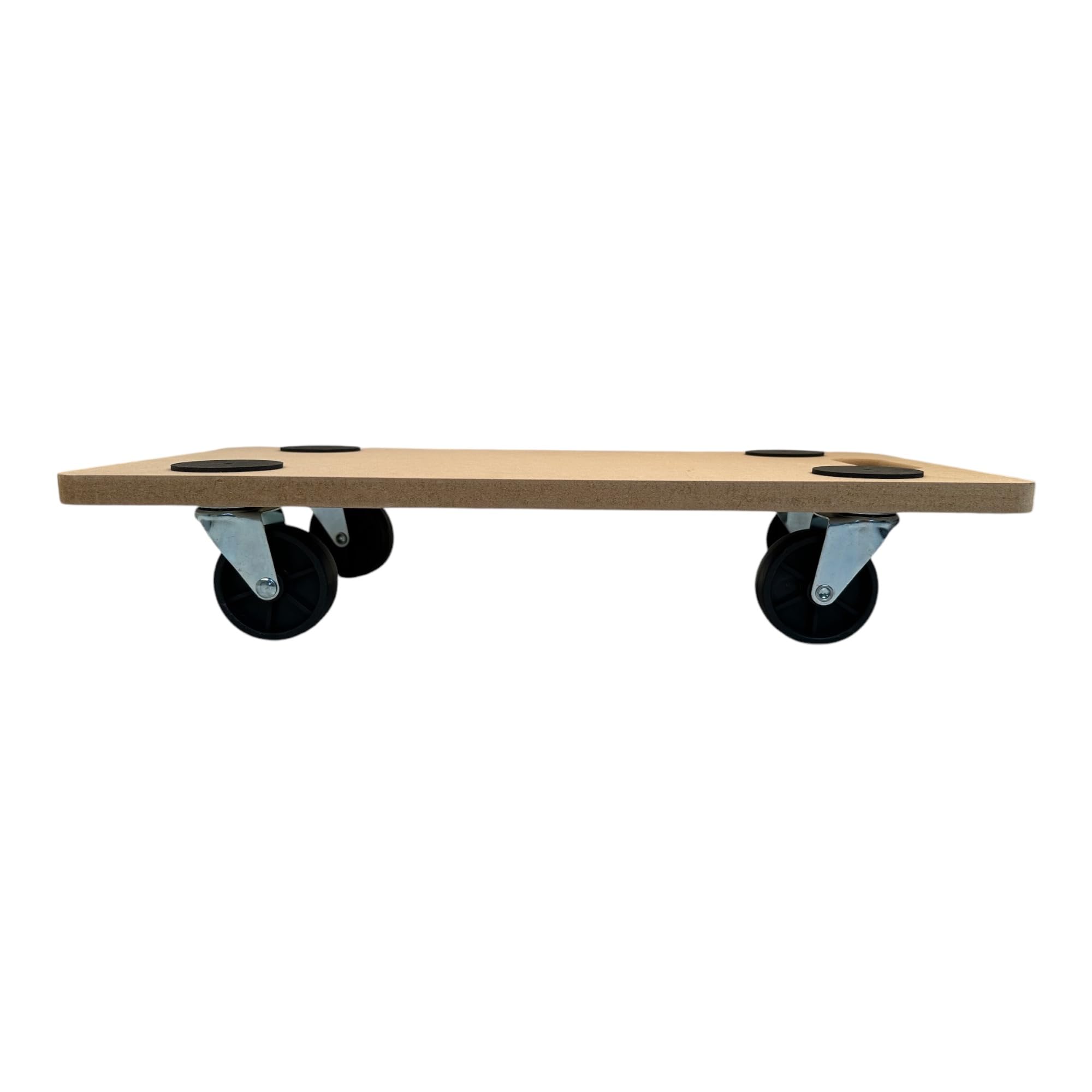 SCHEPERS (6 Stück) SWV 400031 Rollbrett Transportrolle Möbelroller Roller | MDF, PP | max. 200kg | 58 x 30 x 12 cm