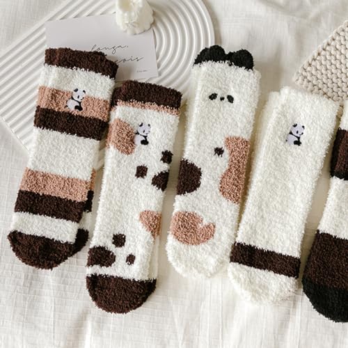 Benefeet Sox Fuzzy Socks Women Cute Slipper Socks Girls Funny Fluffy Winter Warm Sock Soft Cozy Plush Indoor Sleep Sock3