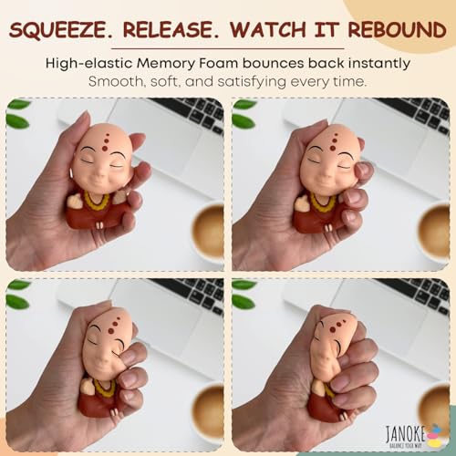 Funny Stress Balls for Adults – Zen Style Squishy Squeeze Toy, Hilarious Gag Gift for Coworkers, Men &amp; Women – Unique Stress Relief Desk Toy