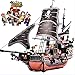 RDJSHOP Piratas de la Nave de Piratas de los niños del Modelo de construcción del Caribe Modelo de Juguetes para los Ladrillos de Barco de Perlas Negras para la Ciencia de los niños (652pcs)
