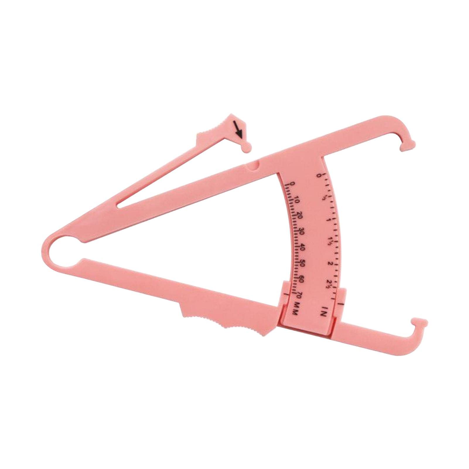 Voiakiu Body Fat Tester - Skin Folder Caliper for Monitoring Body Fat | Body Fat Tester for Accurate Measurement of Body Fat with Double Scale, Portable and Ergonomic