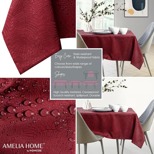 AmeliaHome 100x100 cm Tischdecke Tischtuch Tafeldecke Fleckschutz Gaia – Ansicht 2