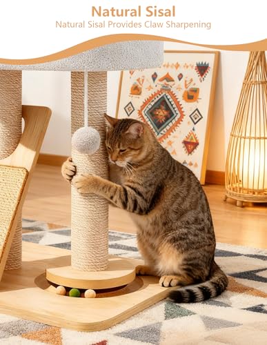 Simcat Árbol para Gatos Interior Grande con Rascador miniatura 4