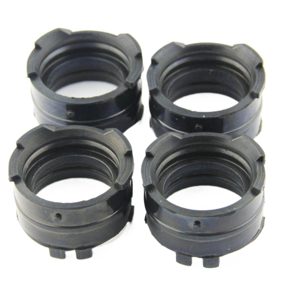 Motorcycle Carburetor Interface Manifold Intake Gasket 4pcs Compatible with VFR400 NC30 NC21 NC24 RVF400 NC35 16211-ML0-720