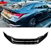 NINTE Rear Spoiler for 2021-2025 Hyundai Elantra Gloss Black ABS R Style Highkick Duckbill Trunk Spoiler Duckbill