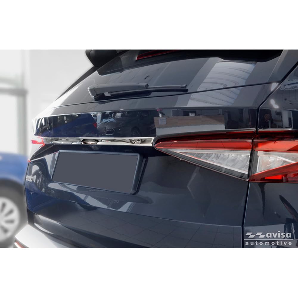 Avisa Chrome Stainless Steel Tailgate Trim compatible with Skoda Elroq 2025-