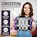 Concertinas，20 Buttons Accordion For Adults Professional Accordion for Beginners, Adjustable Hand Strap, Musical Instrument Accessories With Carrying Bag, Harmonica,Wipe Cloth (purple)