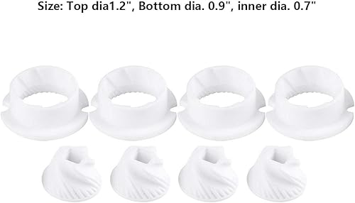 Miniatura 5 de iiniim 4 piezas de molinillo de café, núcleo de molienda de cerámica, accesorios de molienda de pimienta, blanco, talla única