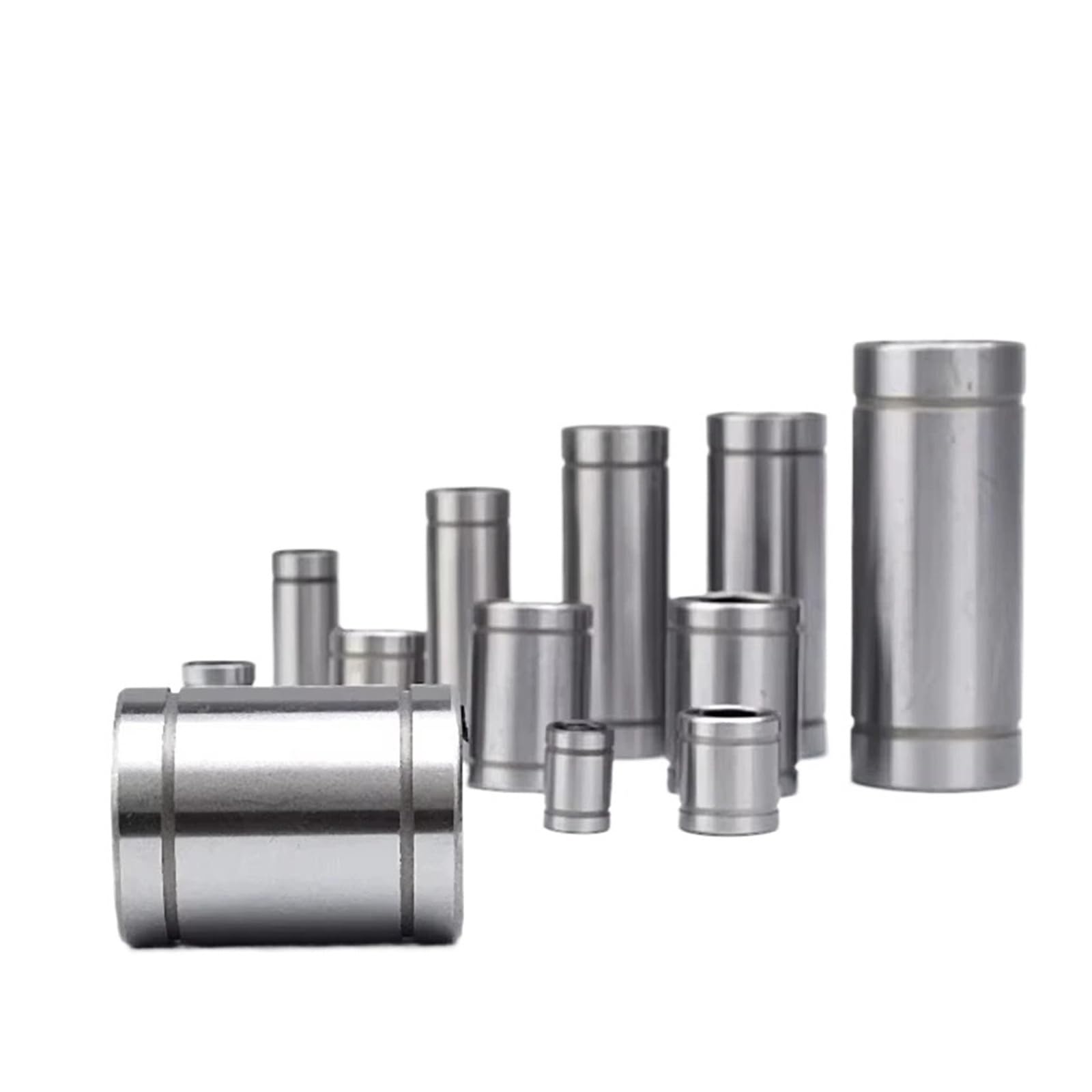 HHB18I 10pcs LM8 LM8UU LM3UU LM10UU LM16UU LM6UU LM12UU LM14UU Linear Bushing 8mm CNC Linear Bearings for Rods Rail Linear Shaft Parts(LM4UU 4x8x12)