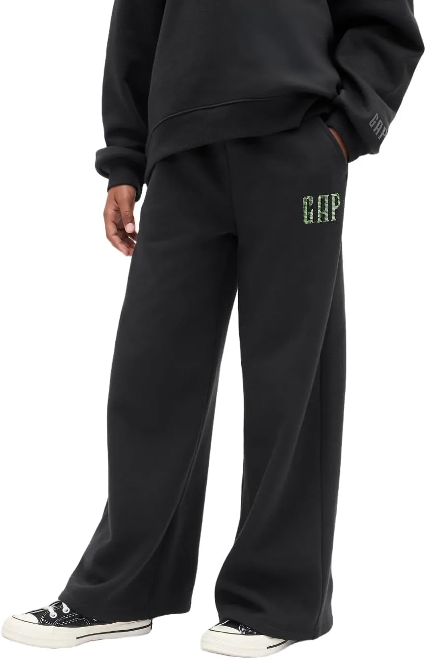 GAP Girls' Wicked Graphic Logo Sweatpants