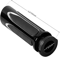 Vista 9 de TCT-MOTORPARTS Agarraderas eléctricas de 1 pulgada para manillar Harley Touring