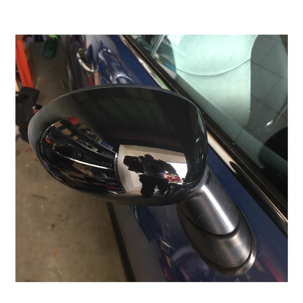 Espejo Retrovisor Coche Cubierta Carcasa Espejo Retrovisor Cubierta Espejo Trasero Pegatinas Tapas Accesorios Coche Para Mini Para Cooper R50 R52 R53 2002-2006 (Color : A)