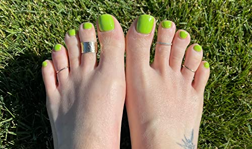 TOE RINGS & THINGS | Super Wide C-Gar Band Toe Ring | Sterling or Gold Fill | Adjustable 10mm Wide | Unisex3