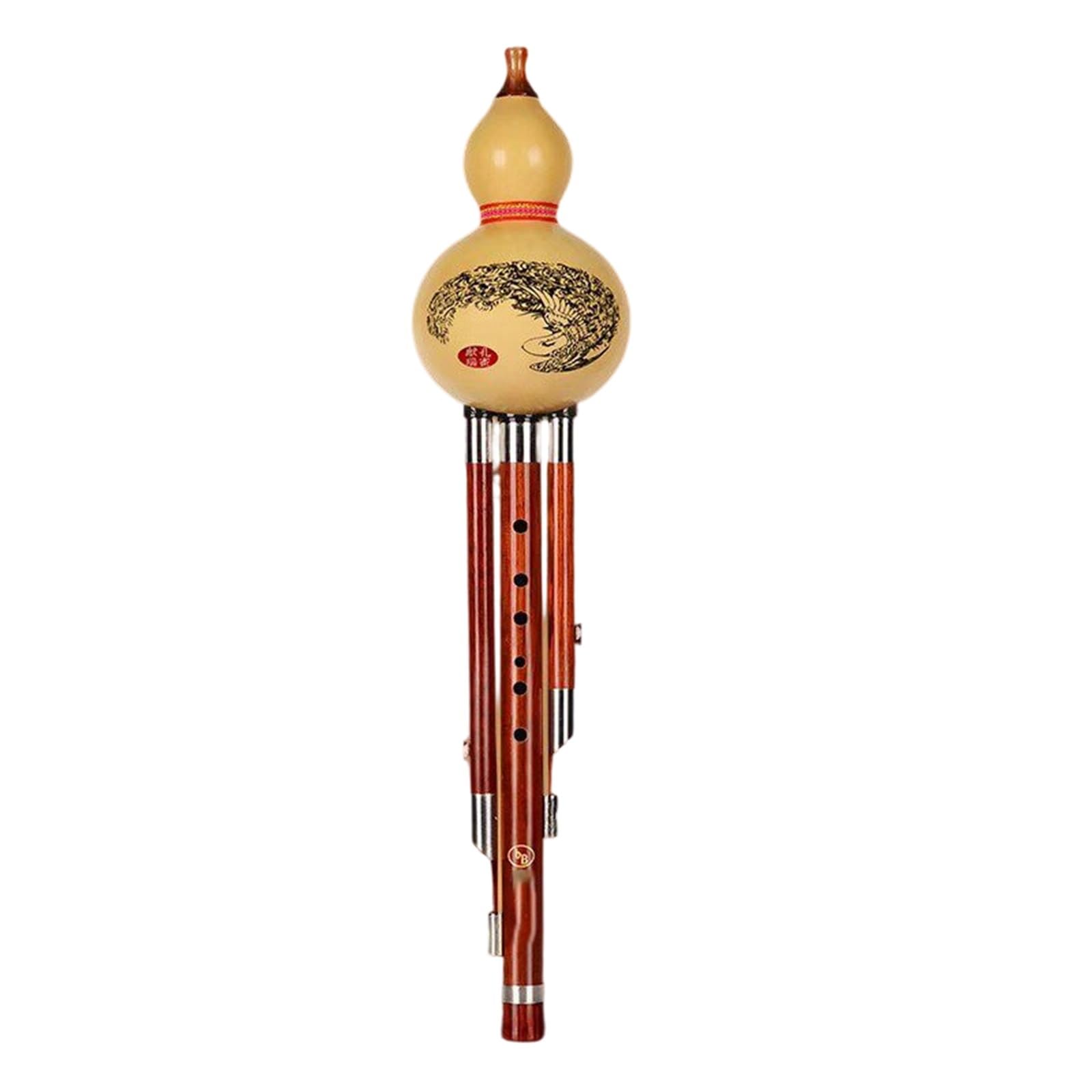 Hulusi Flute Hulusi Flute C Dur B Płaski Profesjonalny Instrument Wykonany Z Czerwonego Hebanu Drzewa Sandałowego(B-flat red sandalwood)