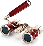 Opera Glasses Binoculars 3X25 Theater BK7 Optical Glass Portable Telescope Gift for Adults Kids...