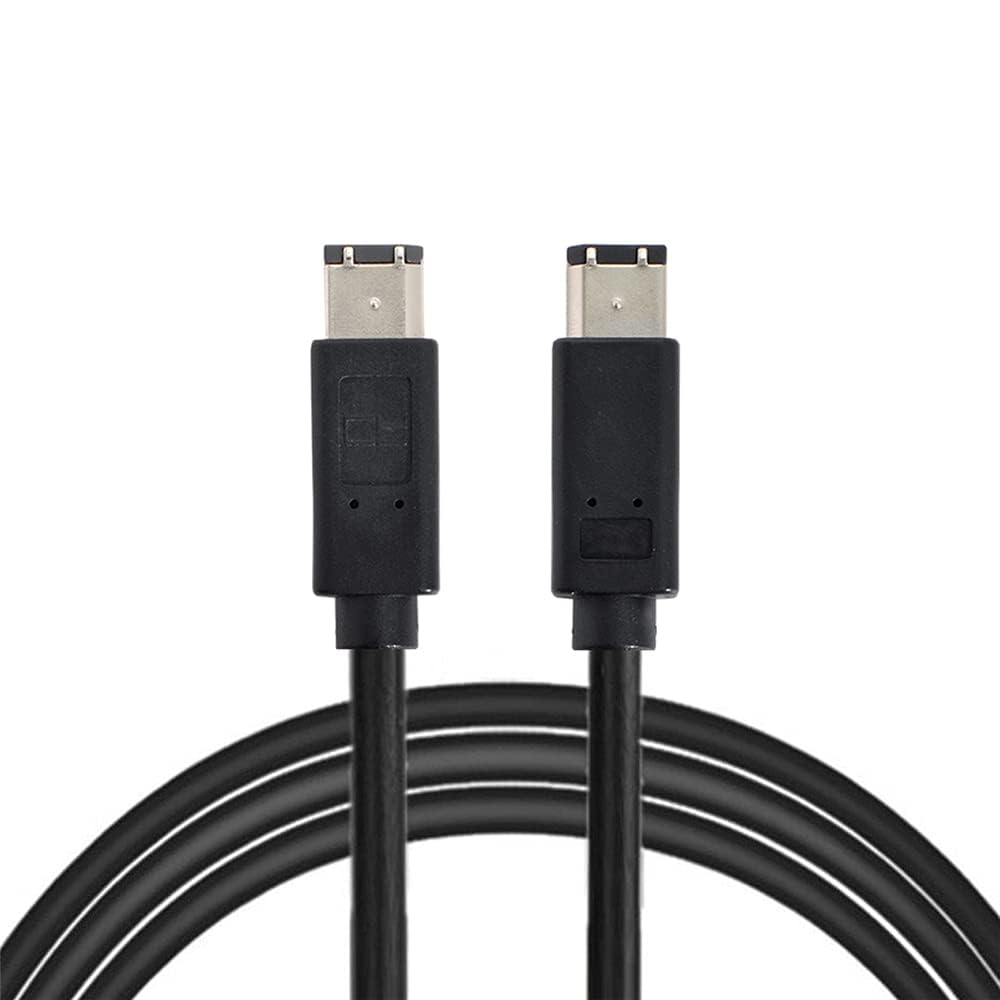 Cavo Ilink da 6 poli a 6 pin, FireWire 400 a FireWire 400, IEEE 1394, 1,8 m, nero