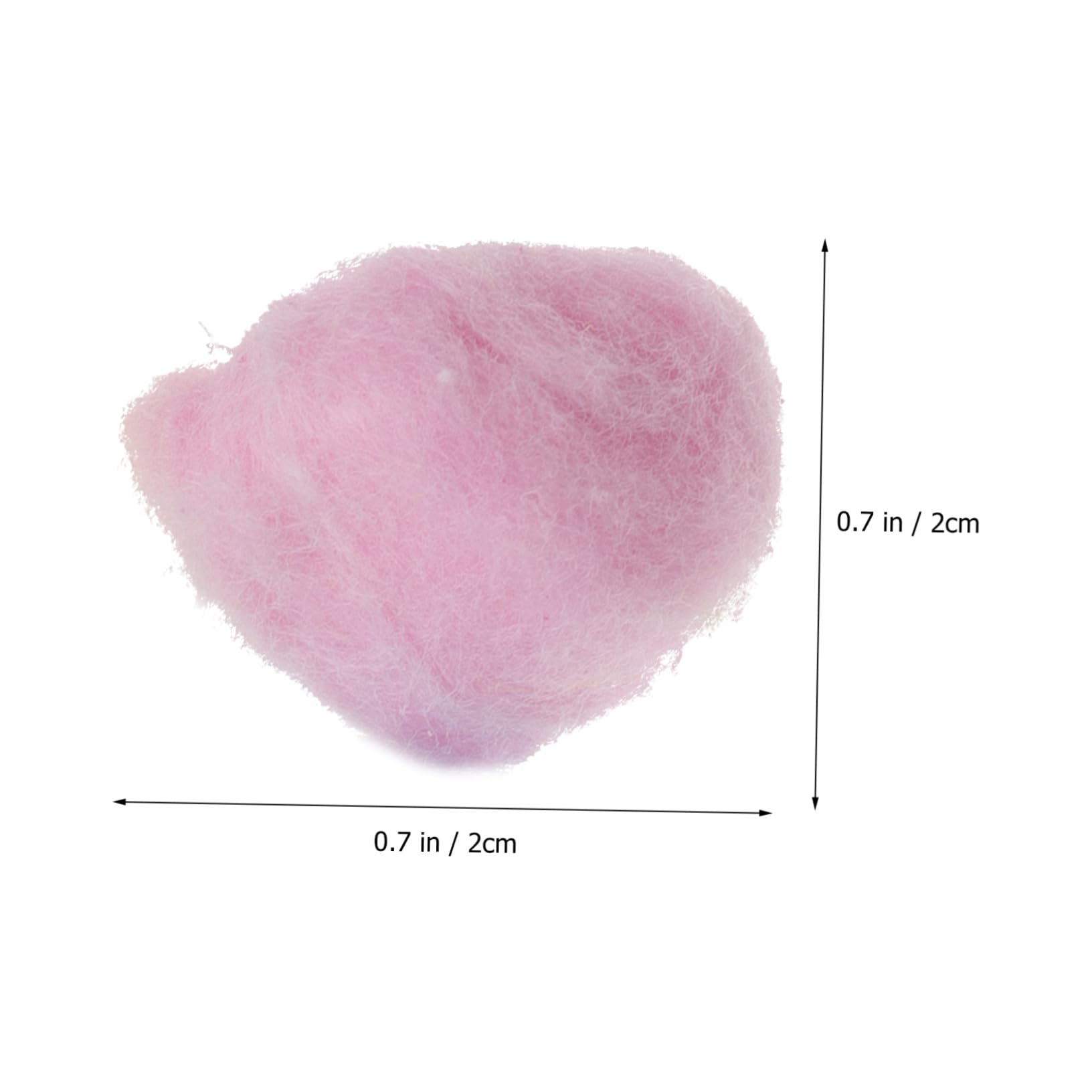 Bunte Wattebäusche und Sanfte Reinigung für Babys aus Baumwolle 500g Weiche Make Up Wattebällchen in Pink Gelb und Blau für Gesicht