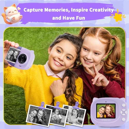 Kids' Instant Print Camera with 1080P Video - Educational Gift