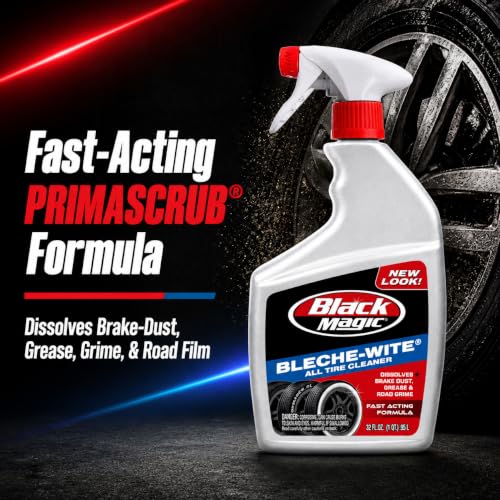 Image of Black Magic Bleche-Wite Tire Cleaner Spray, 32 oz (Pack of 4)