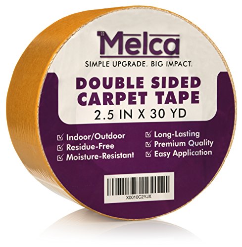 Double Sided Rug Tape - Hardwood Floors, Carpet, Area Rugs, Tile (2.5 Inch, 30 Yd) #TOP7