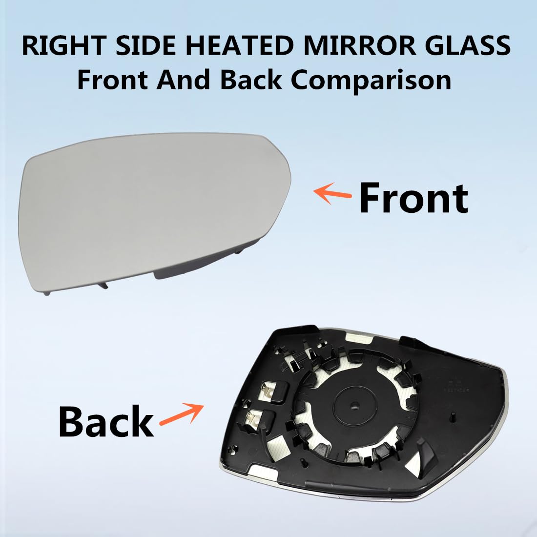 Amazon.com: GXARTS 4M0857536G Heated Mirror Glass Passenger Right 